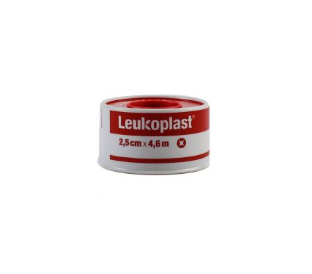LEUKOPLAST 2,5 CM. X 4,6 MTS CJ X 1 UNID.