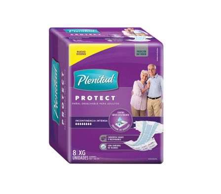 Plenitud pañal adultos protec lila xg paq.8 unid.