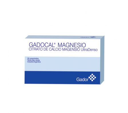 GADOCAL MAGNESIO CJ X 30 COMP.