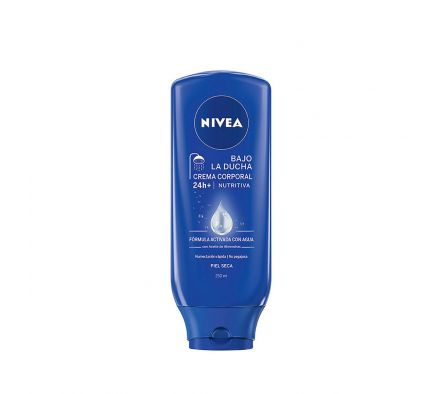 Nivea bajo la ducha crema corporal nutritiva fr.250 ml.