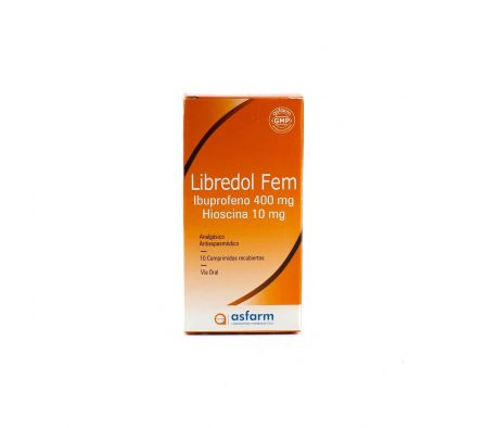 LIBREDOL FEM CJ X 10 COMP.