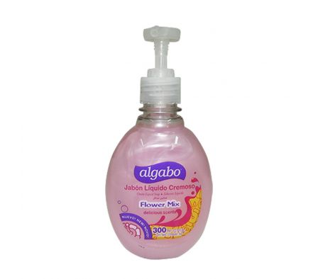 Algabo jabon liquido cremoso flower fr.300 ml.