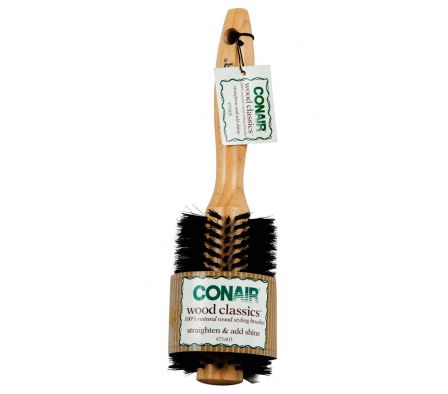 Conair cepillo para cabello mango madera unid.