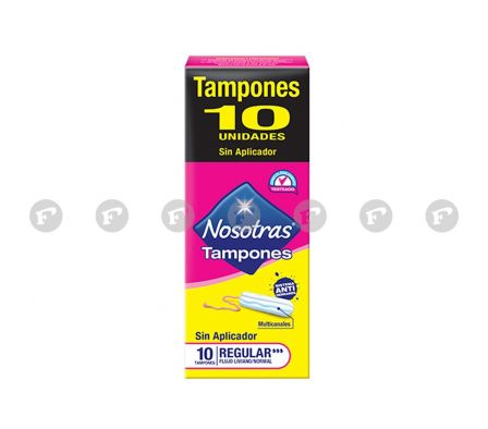 Nosotras tampones medio paq.10 unid.