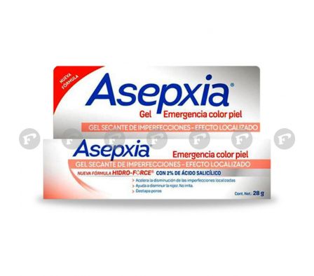 Asepxia gel emergencia color piel 28 grs