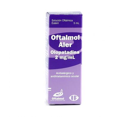 Oftalmol Aler Olopatadina 2 mg / ml - Frasco de 5 ml
