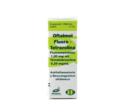 OFTALMOL FLUORO-TETRAZOLINA GTS. OFTALM. FRASCO X 10 ML.