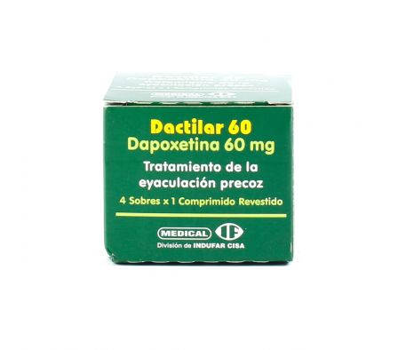 DACTILAR 60 MG. CJ X 4 SOBRES