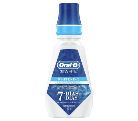 Oral B 3d white enjuague bucal fr.473 ml.