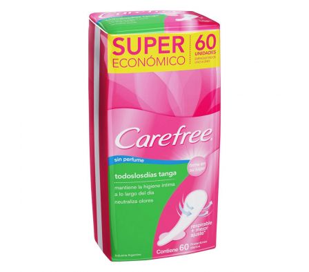 Care Free brisa sin perfume tanga paq.60 unid../.