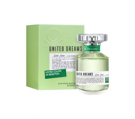 Benetton live free edt dama fr.50 ml.