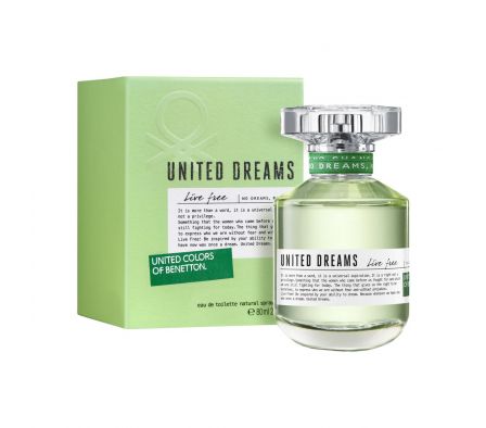 Benetton live free edt dama fr.80 ml.