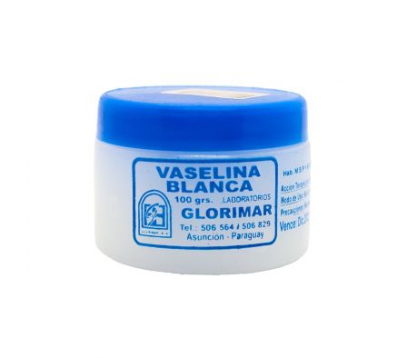 VASELINA BLANCA (GLORIMAR) POTE X 100 GR.