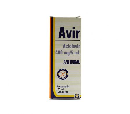 AVIR SUSP. FR. X 100 ML.