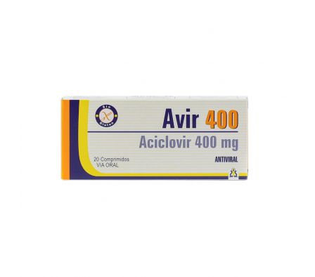 AVIR 400 MG. CJ X 20 COMP.