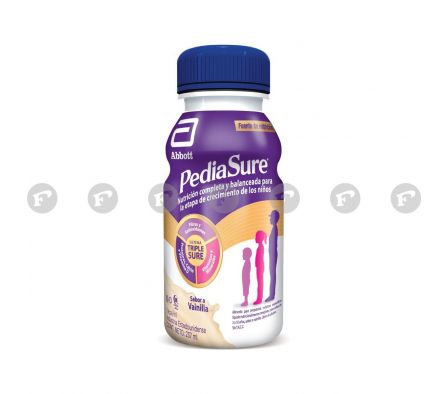 PEDIASURE TRIPLE PROTEIN (PLUS) VAINILLA FR. X 237 ML.