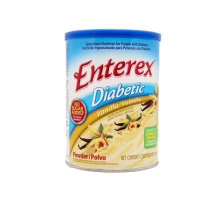 ENTEREX DIABETIC VAINILLA POLVO LATA X 400 GR.
