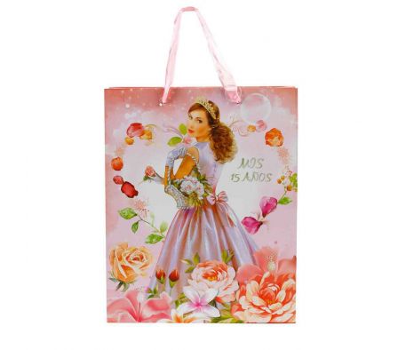 BOLSA DE REGALO 15 AÑOS CH S2416 9 X 10 55-13 UNID.