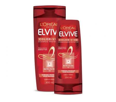 Elvive color-vive (shampoo 400ml + acond 200ml) pack