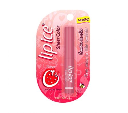 Menthoaltum lip ice sheer color fresa x2gr