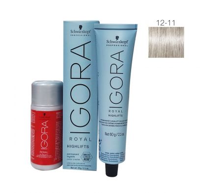 Igora royal tinte 12-11 ceniza prof aclar claro 60 ml.+ag./.