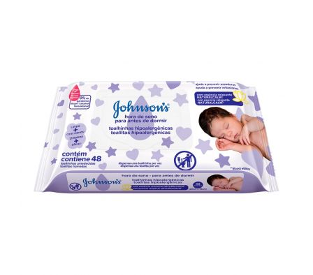 Johnsons toallas humedas dulces sueños paq.48 unid