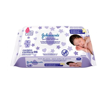 Johnsons toallas humedas dulces sueños paq.96 unid./.