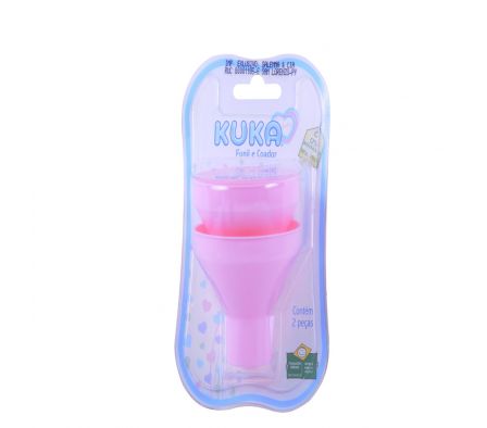 Kuka colador embudo rosa unid.
