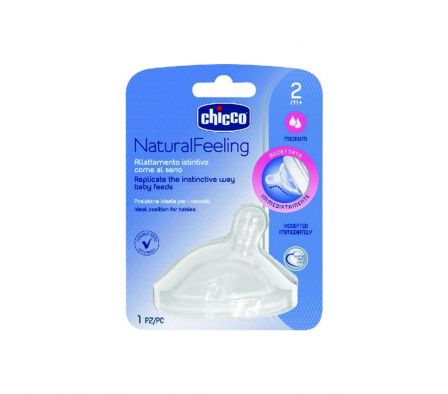 Chicco tet step-up new 2 fl. med 2m+ blister1 unid.