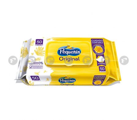 Pequeñin toallas humedas original paq.50 unid.