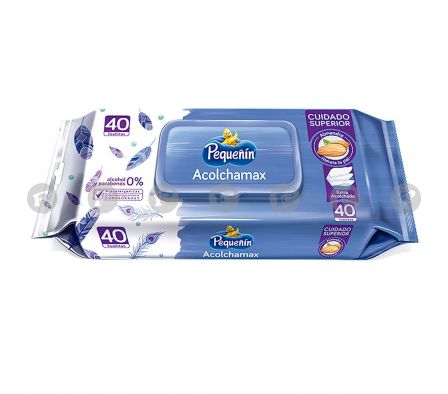 Pequeñin toallas humedas acolchamax paq.40 unid.