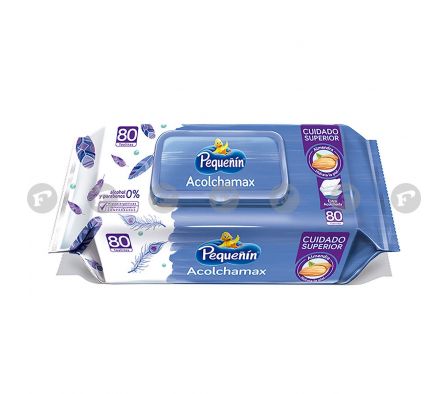 Pequeñin toalla humeda acolchamax paq.80 unid.