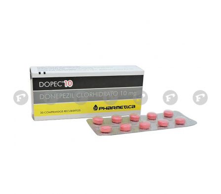 DOPEC 10 MG. CJ X 30 COMP. REC.