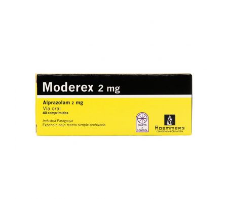 MODEREX 2 MG. CJ X 40 COMP.