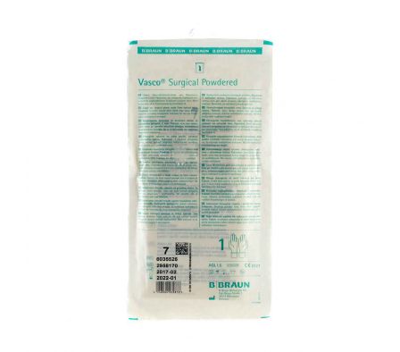 GUANTE ESTERIL Nº 7   BRAUN SOBRE X 1 PAR