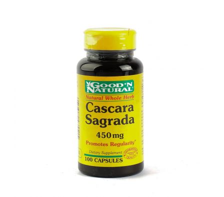 CASCARA SAGRADA 450 MG. NAT. LIFE FR. X 100 CÁPS.