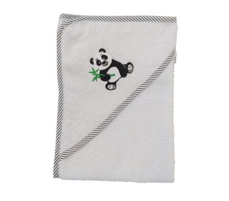 Zm toallita bordada con capucha unisex ./.