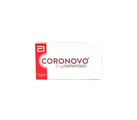 CORONOVO 50 MG. CJ X 30 COMP. REC.