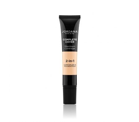 Jordana cover 2en1 base y corrector n°1 fr.30 ml.