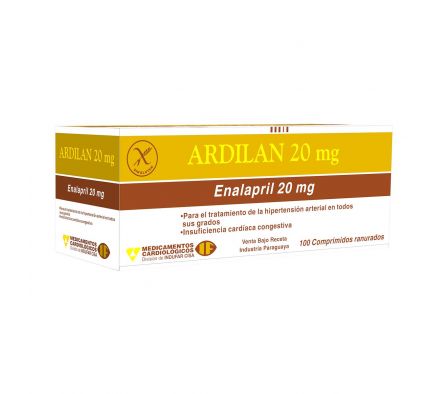 ARDILAN 20 MG. EXHIB. X 100 COMP.