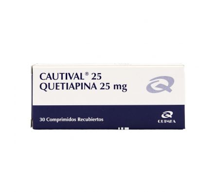 CAUTIVAL 25 MG. CJ X 30 COMP. REC.