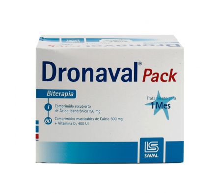 DRONAVAL BITERAPIA TRAT. P/ 1 MES (1+ 60 COMP.) PACK
