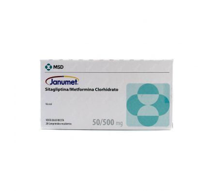 JANUMET 50/500 MG. CJ X 28 COMP. REC.