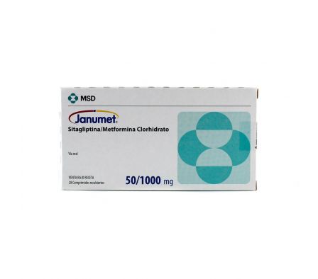 JANUMET 50/1000 MG. CJ X 28 COMP. REC.