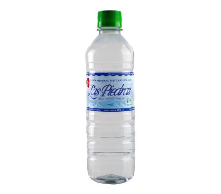AGUA MINERAL SIN GAS PH9 LAS PIEDRAS BOTELLA X 500 ML.