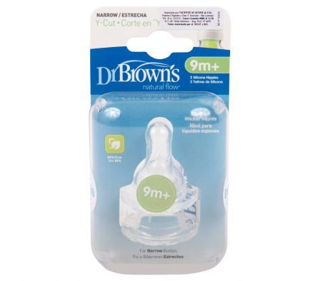 Dr.Browns tetina standart corte-y blister2 unid.