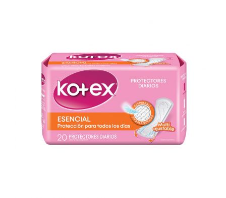 Kotex protector diario clas reg ctrl olor paq.20 unid.