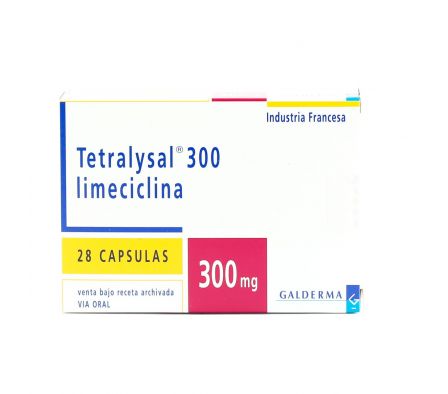 TETRALYSAL 300 MG. CJ X 28 CÁPS.