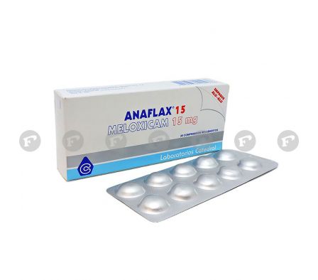 ANAFLAX 15 MG. CJ X 30 COMP. REC.