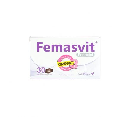 FEMASVIT PRE-NATAL CJ X 30 CÁPS. BLANDAS